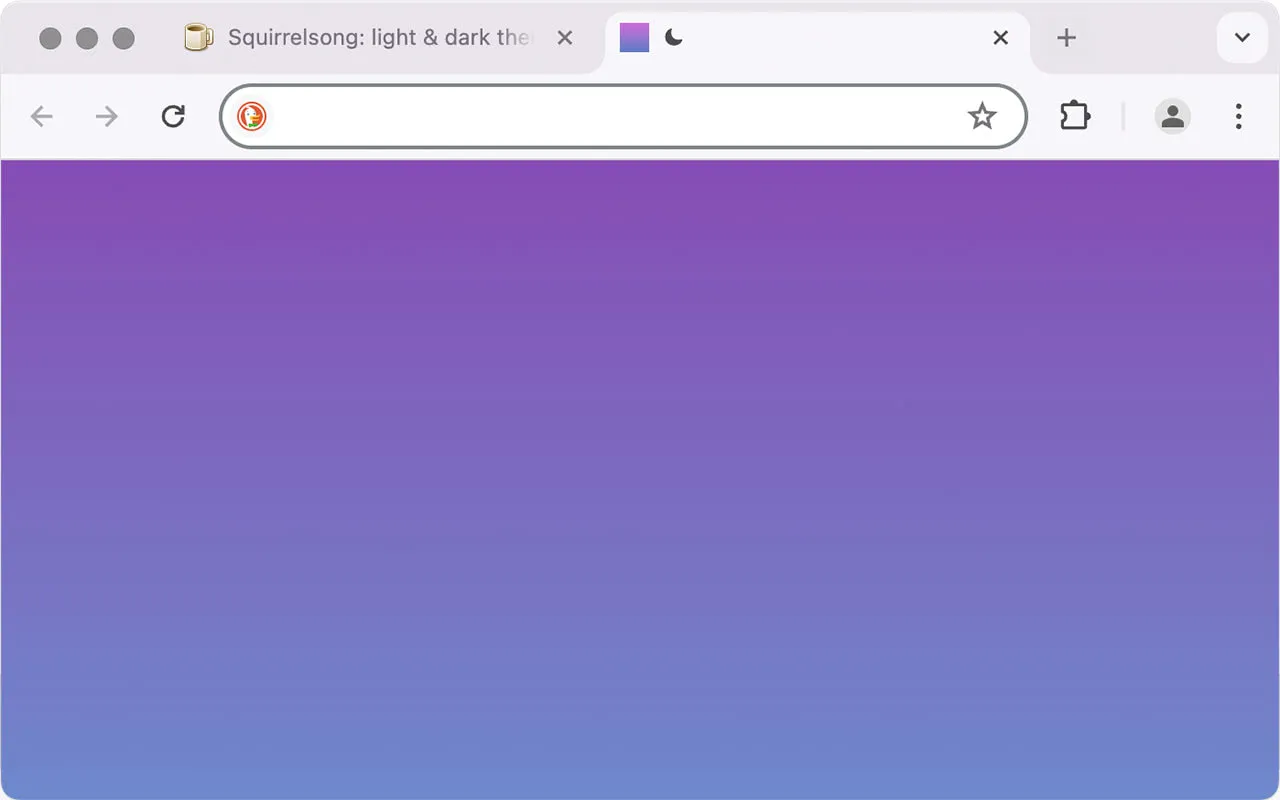 Squirrelsong Light theme for Google Chrome