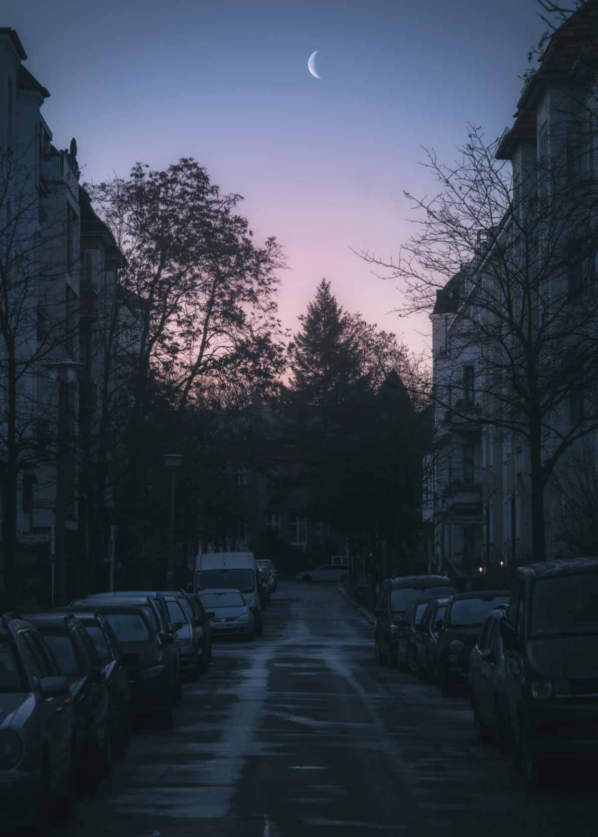 Dawn in Berlin, Germany