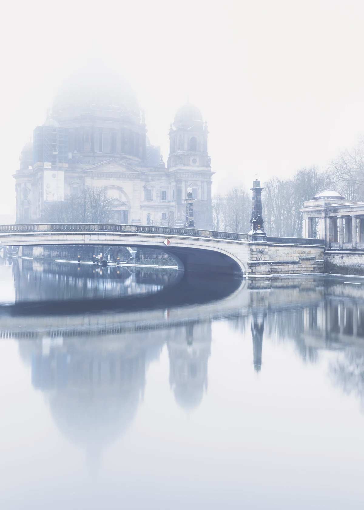 Foggy Berliner Dom, Germany