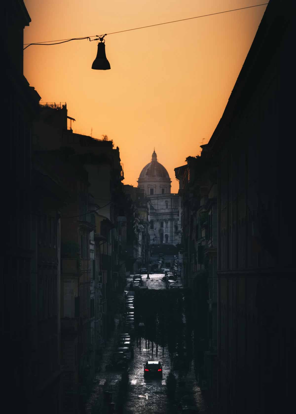 Sunrise in Rome, Italy